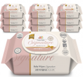 코멧 저자극 시그니처 아기 물티슈 엠보싱 캡형